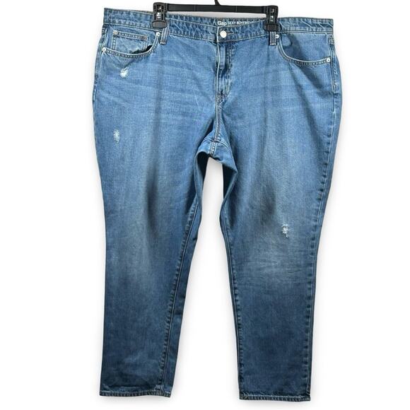 GAP Sexy Boyfriend Fit Jeans Women's Plus Size 20 Casual Midrise Trendy Curvy - Picture 1 of 4